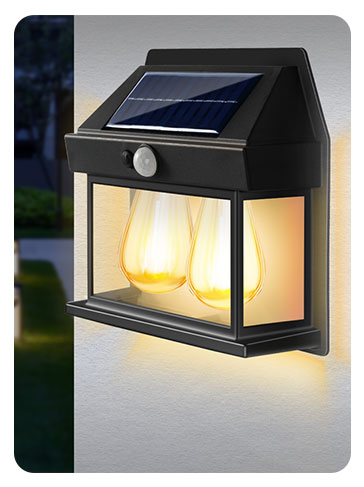 Briwind Human Body Induction Garden Wall Solar Power Light Lighting Fixtures
